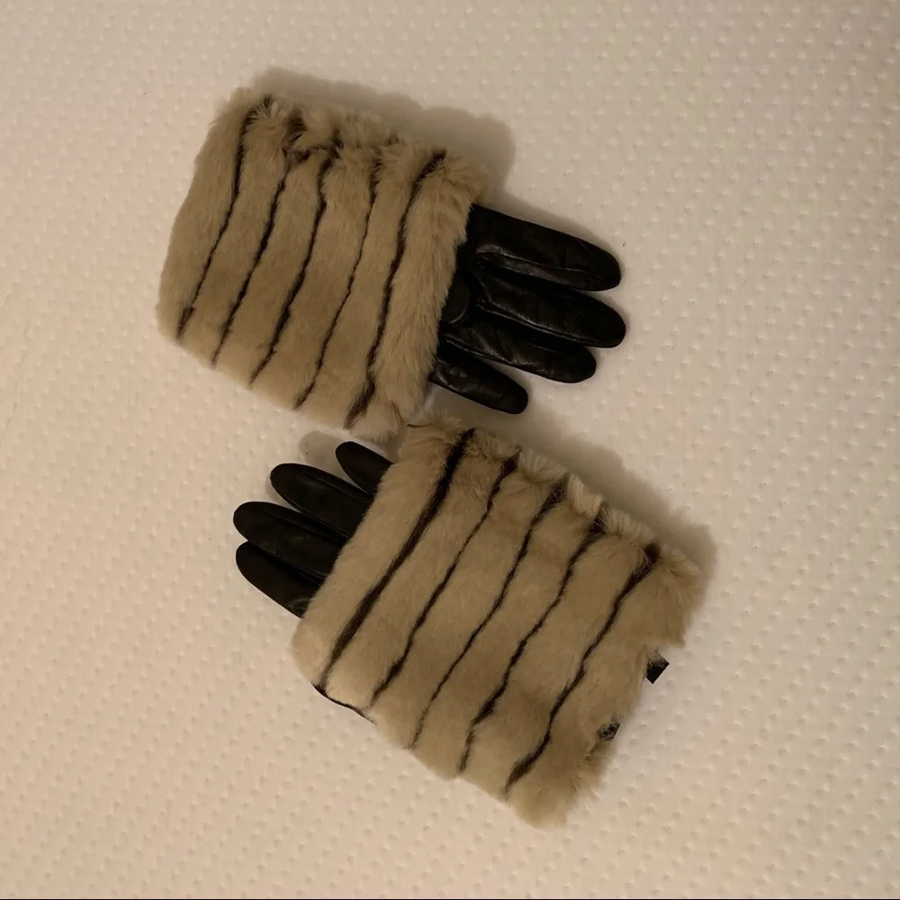 Beautiful Anthropologie Gloves- genuine leather!